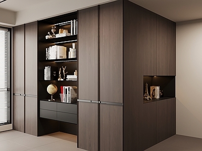 极简储物柜 书柜