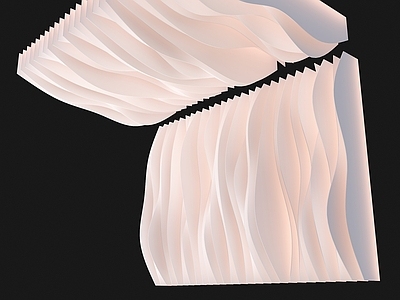 极简主义雨棚 艺术隔断 格栅隔断 异形吊顶 格栅吊顶 波浪吊顶