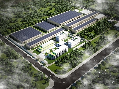 XX产业园办公楼 产业园办公楼 学校教育综合楼 厂房工厂 综合楼车间厂房