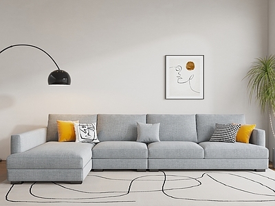 现代简约家居客厅