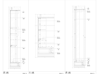 综合家具节点 壁龛节点 施工图