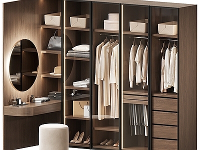 现代简约衣柜
