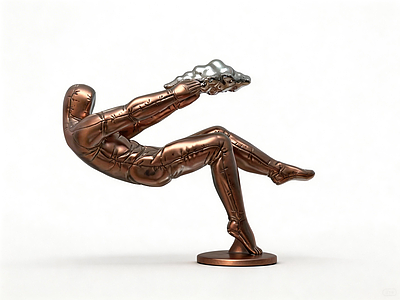 极简主义雕塑摆件 人体抽象艺术雕塑 玩偶手办摆件 商业空间摆件 现代艺术陈设