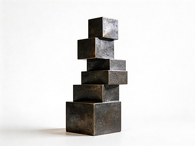 极简主义雕塑摆件 抽象艺术雕塑 现代艺术陈设 文化艺术摆件 商业空间摆件