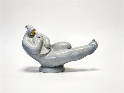 极简主义雕塑摆件 人体抽象艺术雕塑 现代艺术陈设 商业空间摆件