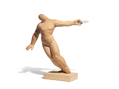 原木雕塑摆件 人体抽象艺术雕塑 现代艺术陈设 商业空间摆件