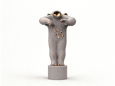 极简雕塑摆件 人体抽象艺术雕塑 商业空间摆件 现代艺术陈设