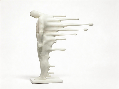 极简主义雕塑摆件 人体抽象艺术雕塑 现代艺术陈设 文化艺术摆件 商业空间摆件