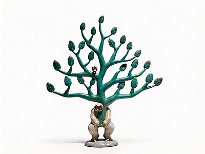 超现实主义雕塑摆件 人体抽象艺术雕塑 现代艺术陈设 商业空间摆件