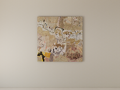 侘寂风抽象画 装饰画 挂画