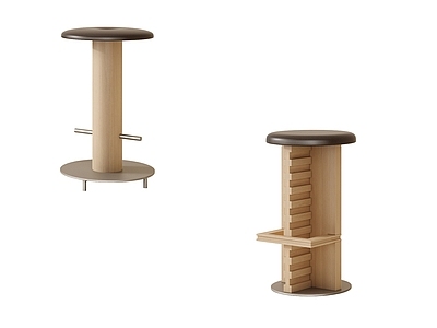 原木风吧凳 吧凳 吧椅 高凳 凳子 木凳