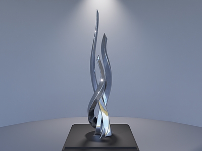 现代极简雕塑摆件 景观雕塑 艺术雕塑 抽象雕塑