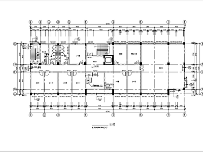 现代办公楼建筑 办公楼平面图 多层办公楼 高层办公楼 施工图
