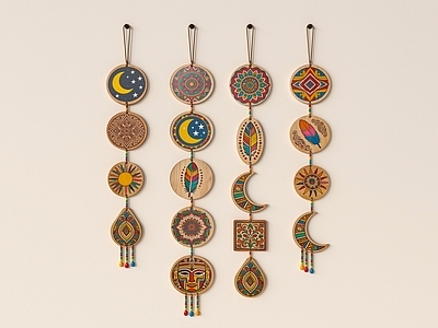 波西米亚风挂件 民族风挂件 波西米亚挂件
