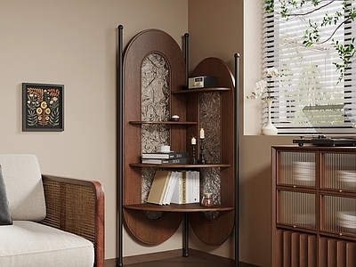 中古风储物柜 墙角柜