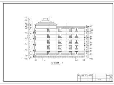 现代住宅楼建筑 住宅楼建筑 施工图