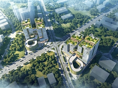现代主义物流中心 深圳工业上楼 产业园坡道 物流中心 物流园 产业办公