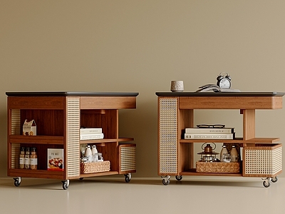 中古风边几 边几摆件