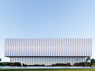 极简主义体育建筑 球馆 售楼处 健身中心 场馆