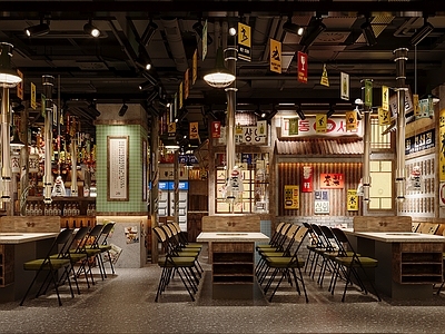 复古烤肉店 日韩烤肉店