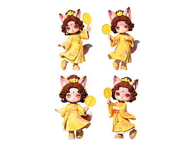 新中式虚拟人物 猫妖