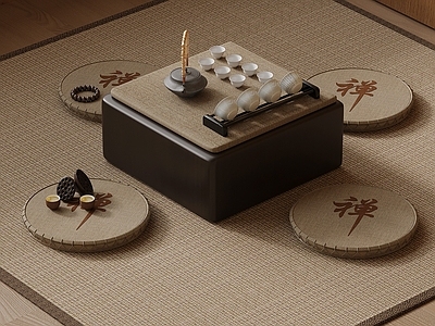 禅意茶桌椅 茶台
