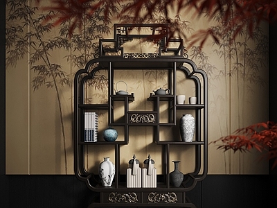 新中式博古架