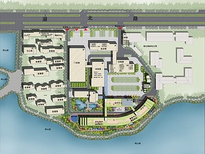 现代医院建筑 医养结合 医院总图 养老院总图 医养中心 康复中心 施工图