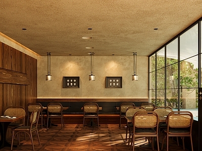 中古风其他餐饮空间 中古 诧寂 餐厅餐馆 堂食