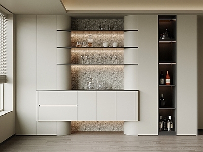 现代简约餐边柜