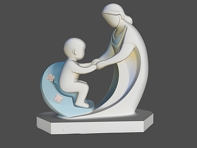 现代雕塑摆件 妇幼医院雕塑小品