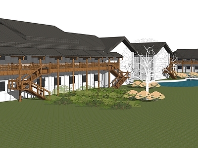 新中式民宿建筑