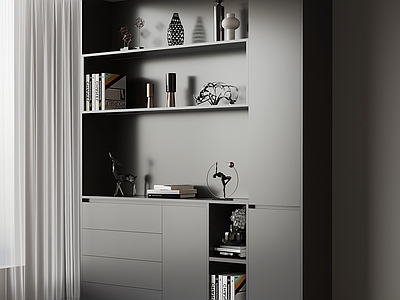 极简储物柜 置物柜 装饰柜