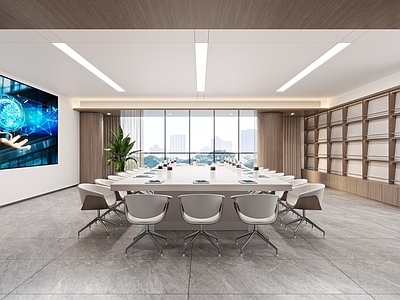 现代简约会议室