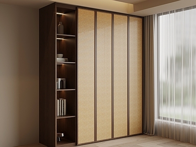 新中式储物柜 衣柜