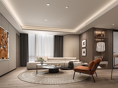 现代简约家居客厅 公寓 客厅