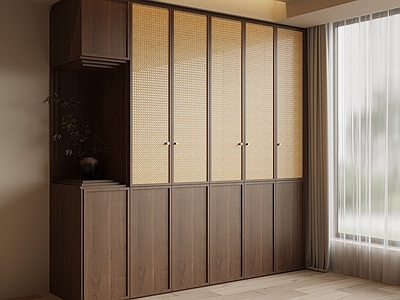 新中式储物柜 衣柜