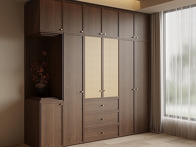 新中式储物柜 衣柜