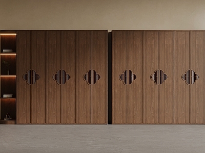 新中式储物柜 衣柜