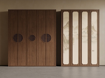 新中式储物柜 衣柜