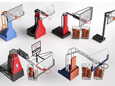 现代简约球类器材 现代篮球架  篮球框