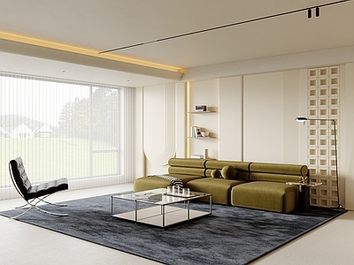 现代简约家居客厅