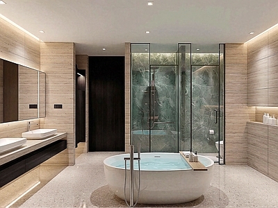 现代简约卫生间
