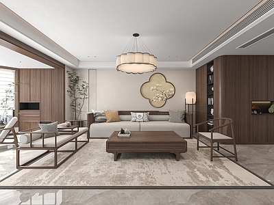 新中式宋式客厅