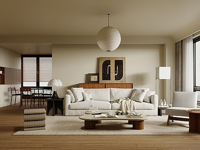 中古风家居客厅