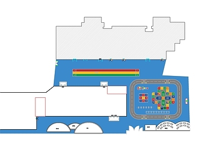 现代幼儿园 幼儿园运动场 施工图
