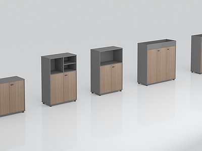 现代简约文件柜 文件柜 矮柜 窗边柜 背柜 花槽柜