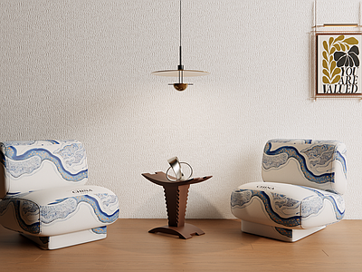 新中式家居客厅 新中式单人沙发 宋式单人沙发