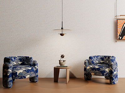 现代轻奢家居客厅 新中式单人沙发 新中式休闲椅