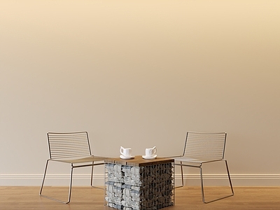 现代简约休闲椅 户外 休闲椅j 金属椅s 金属椅碎石桌